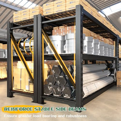 77" W Garage Shelving Storage Shelves