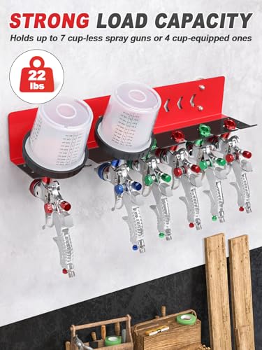 Paint Spray Gun Rack