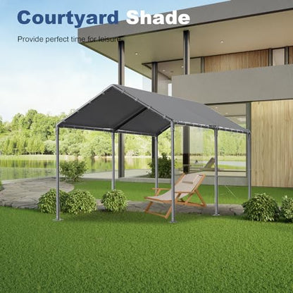 10x20ft Portable Car Tent Garage with UV Resistant Canopy