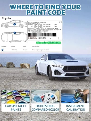 1D6 Silver Sky Metallic Car Touch Up Paint for Toyota