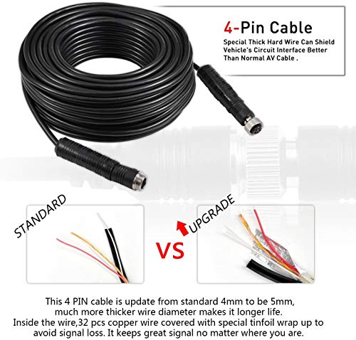 Heavy Duty Vehicle Truck Bus Backup Camera System