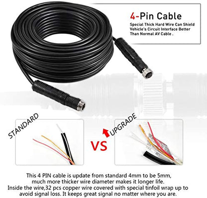 Heavy Duty Vehicle Truck Bus Backup Camera System
