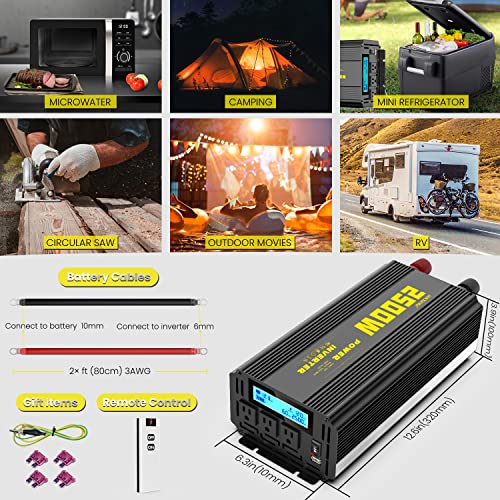 2500 Watt Modified Sine Wave Power Inverter