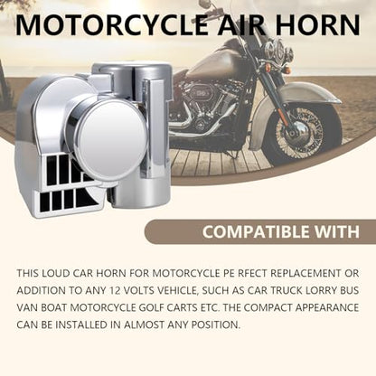 Snail Air Horn Train Horn for Motorcycle