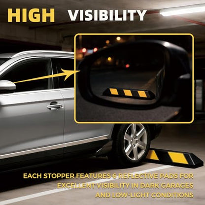 36" Rubber Parking Stop (2 Count)