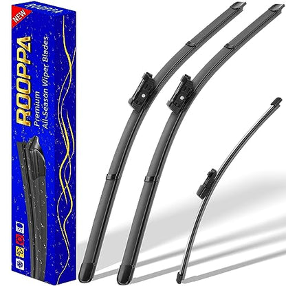 3 Wipers Fits Volkswagen VW Atlas 2018