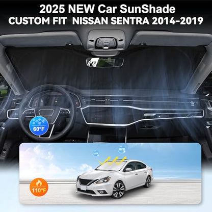 Windshield Sunshade for Nissan Sentra 2013 2014