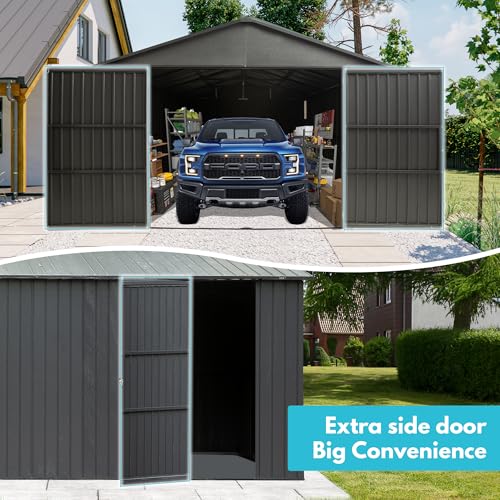 Domi 12'x25' Heavy Duty Garage Shed