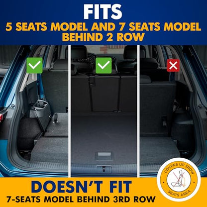 Premium Cargo Liner for Volkswagen Tiguan 5 & 7 Seat Models Trunk Layout Behind 2 Row 2018