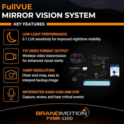 FullVUE® Rear Camera Mirror System