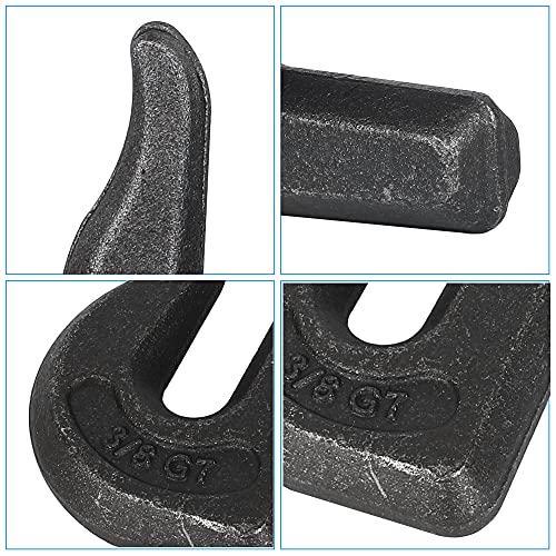 3 8 inch Weld On Grab Hooks (6 Count)