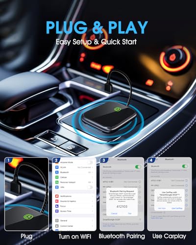 Wireless Carplay Adapter for Apple