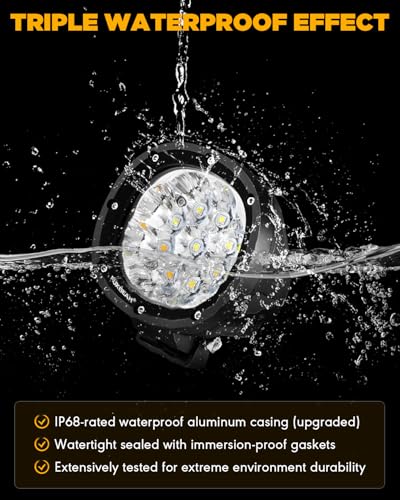 P4 Series 4In Round Offroad Light (2 Count)