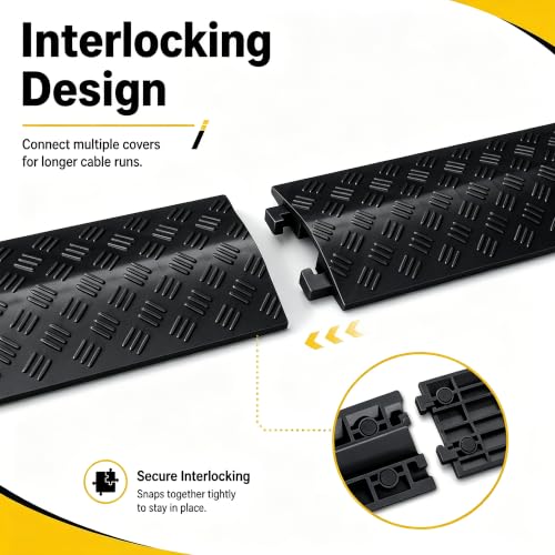 2 Pack 40.5" Cable Ramp 1