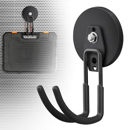 2 Pack Large Strong Magnetic Hooks for Hanging Heavy Duty (2 Count)