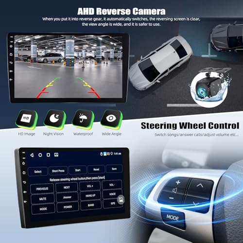 10.1 Inch HD Car Radio Carplay Screen for Car with 5GWiFi