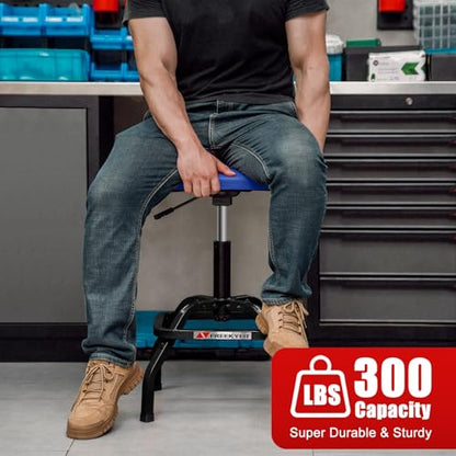 Shop Stool with Backrest