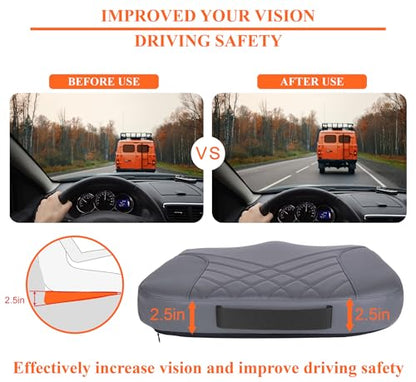 Memory Foam Car Seat Cushion for Driving Comfort and Office Use
