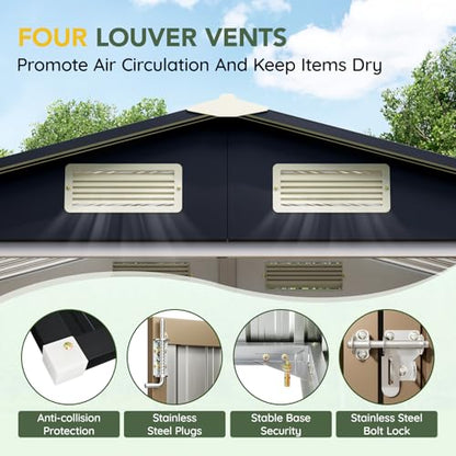 Outdoor Steel Storage Shed