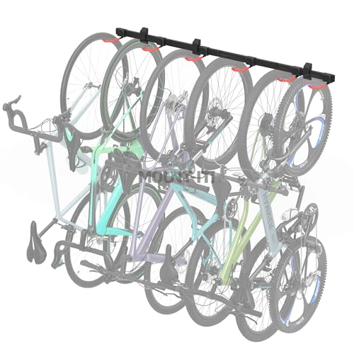 WheelsUp Bike Wall Mount for 6 Bikes