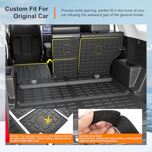 Cargo Mat & Backrest Mats Compatible with 2010