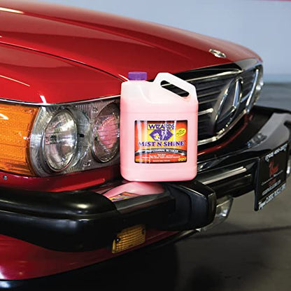 Mist-N-Shine Quick Detailer Spray - Waterless Wash - 1 Gallon (128 Fl Oz)