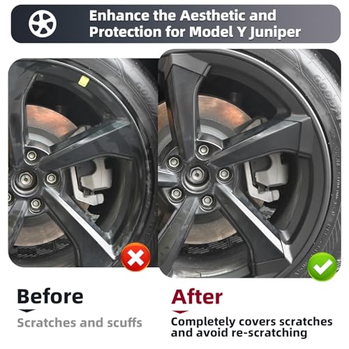 19 in Rim Protector for Model Y Juniper 19" Crossflow Wheel Cover All (4 Count)