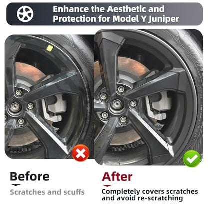 19 in Rim Protector for Model Y Juniper 19" Crossflow Wheel Cover All (4 Count)