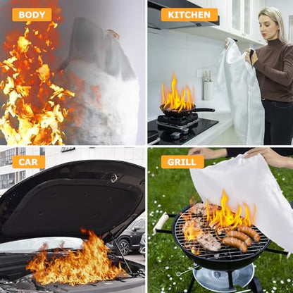 Emergency Fire Blanket (4 Count)