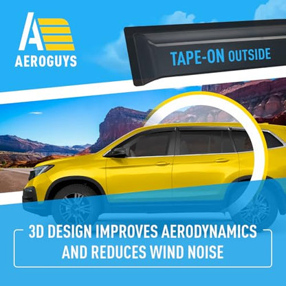 Extra Durable Window Deflectors Tape (6 Count)