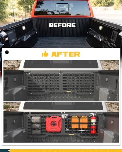 Truck Bed Front MOLLE Panel Fit for 4th Gen Toyota Tacoma
