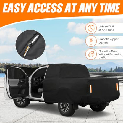 Car Cover for Chevy Silverado 1500 Crew Cab 6.6 ft Bed 2000