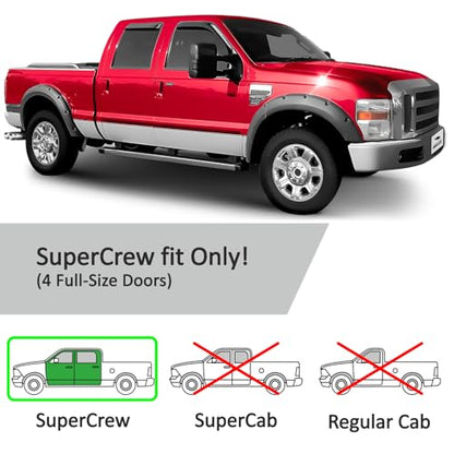 in Channel Extra Durable Rain Guards for Ford F250 to F550 Super Duty 1999