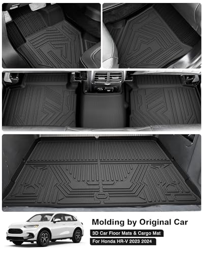Floor Mats Cargo Liner for 2023 2024 2025 2026 Honda HRV HR