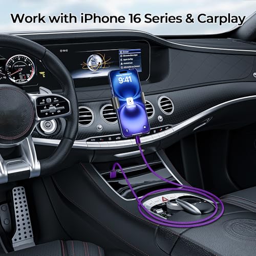 for iPhone 17 16 Pro Max Charger Cord (2 Count)