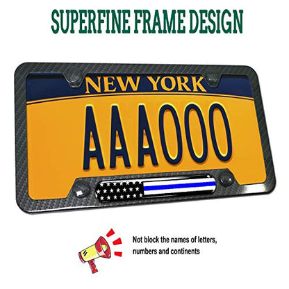Police Thin Blue Line License Plate Frame