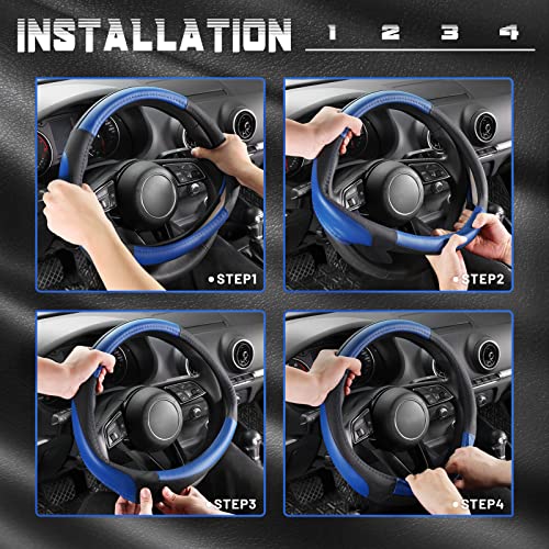 Car Steering Wheel Cover for Prius Civic Model 3