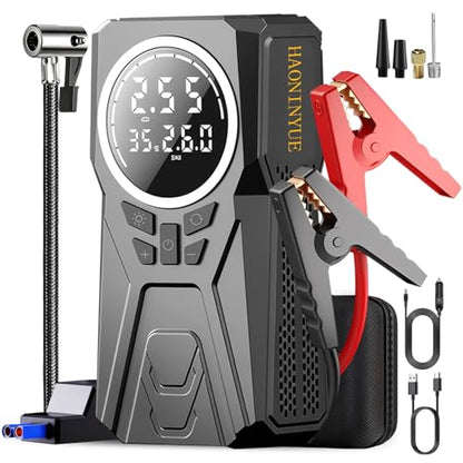 Car Jump Starter with Air Compressor