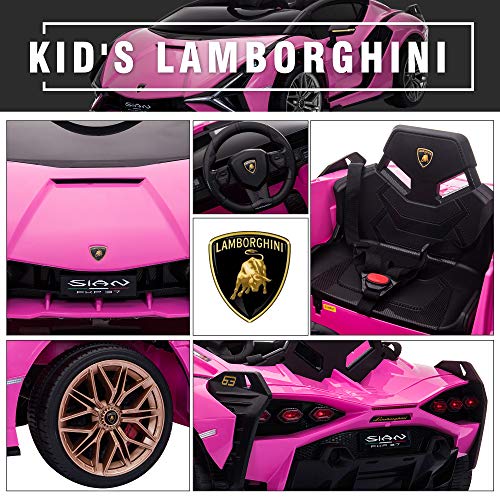 Licensed Lamborghini SIAN Kids Electric Ride On Car by TOBBI