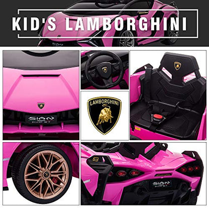 Licensed Lamborghini SIAN Kids Electric Ride On Car by TOBBI