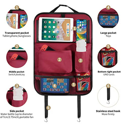 Car Backseat Organizer with Foldable Tablet Holder (18.6952 Ounce)