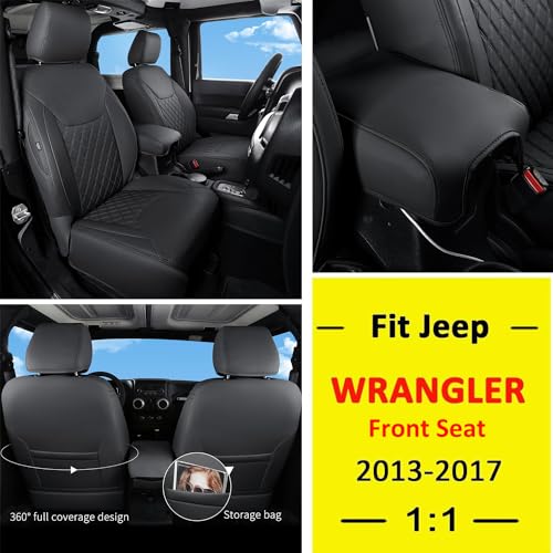 Wrangler JK Seat Covers Custom Fit for Jeep Wrangler (3 Count)