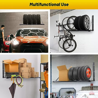 Adjustable Tire Rack Wall Mount for Garage