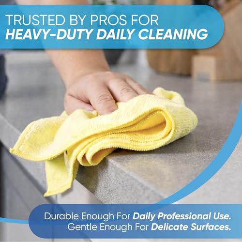 Bulk 16" x 16" All Purpose Microfiber Towels Wholesale (200 Count)