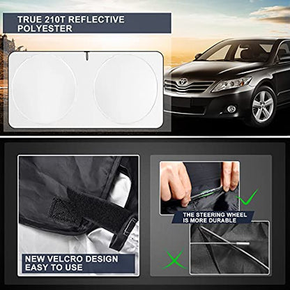 Windshield Sun Shades Custom Fit for Toyota Camry 2007