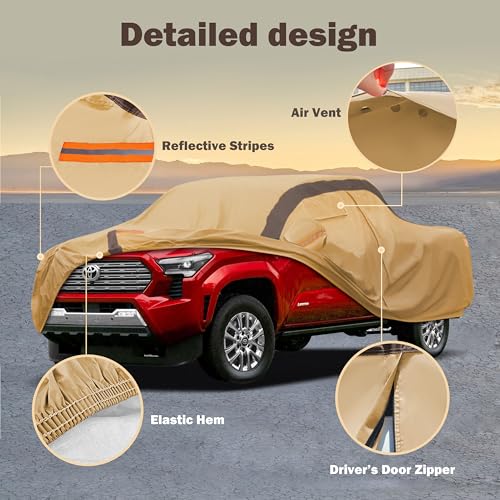 Tacoma Car Cover Waterproof All Weather Compatible with Toyota Tacoma 2005