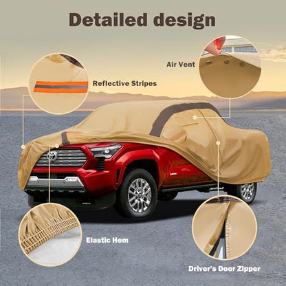 Tacoma Car Cover Waterproof All Weather Compatible with Toyota Tacoma 2005