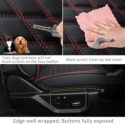 F150 Faux Leather Seat Covers Fit for 2015