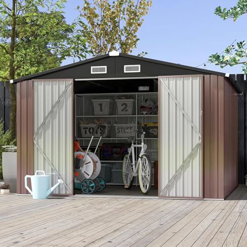 9.4x7.3 FT Shed Outdoor Storage Shed