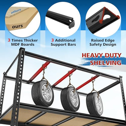 55" W Storage Shelves